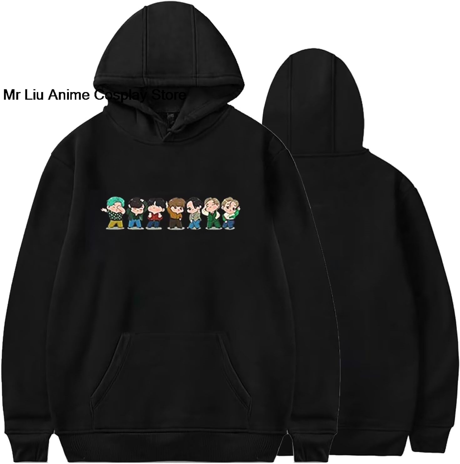 Anime Merchandise Women - Sudadera con Capucha Gráfica para Mujer,