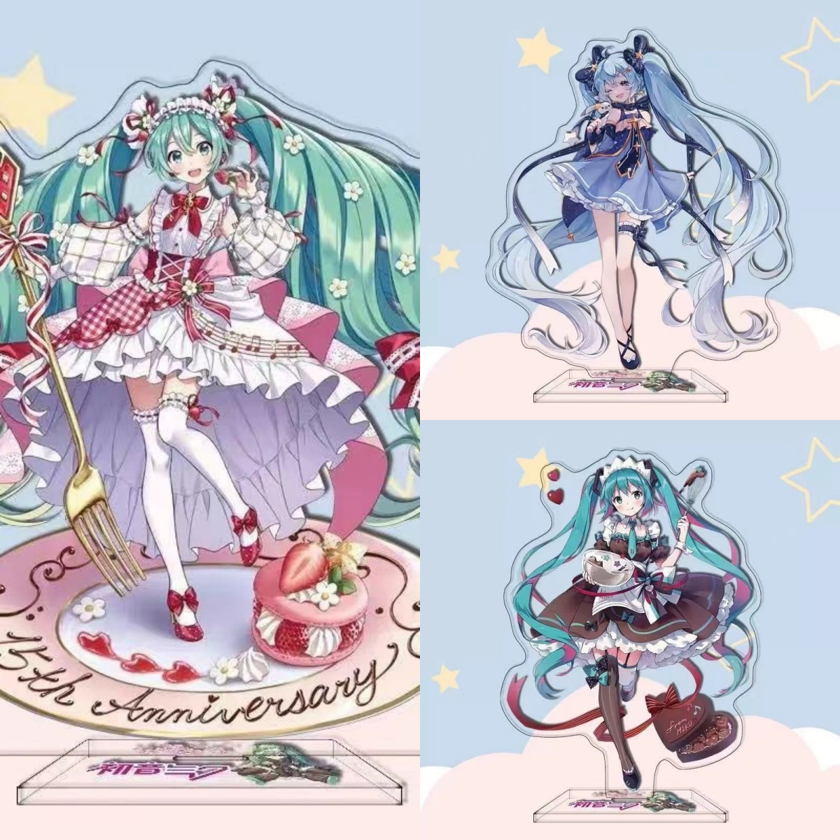 Acrylic Stand Figure - Figura Acrílica de Hatsune Miku, Personaje