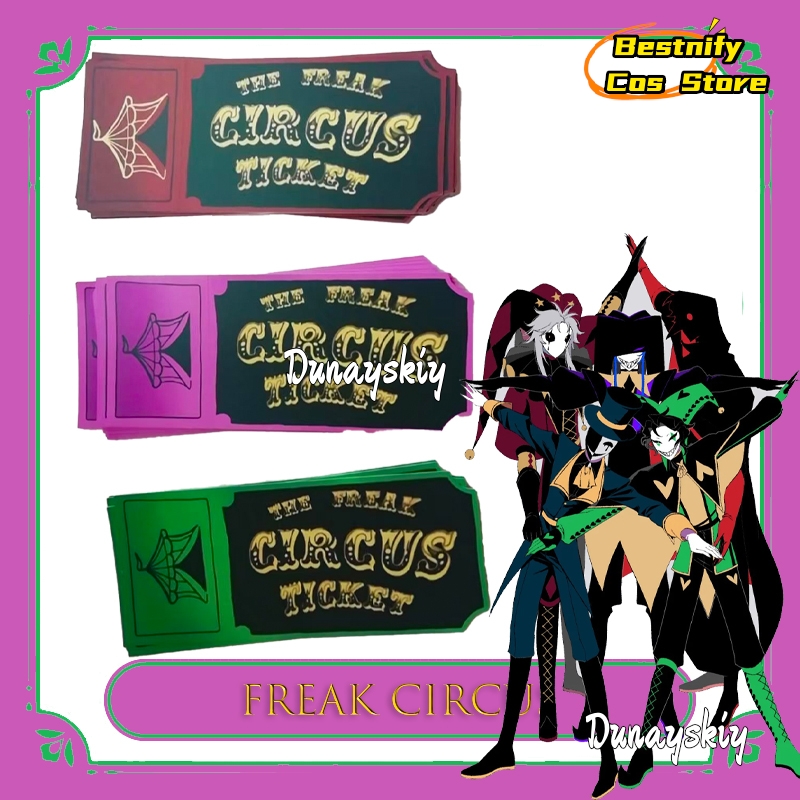 Anime Merchandise Women - Tarjeta de boleto de circo BFreak,