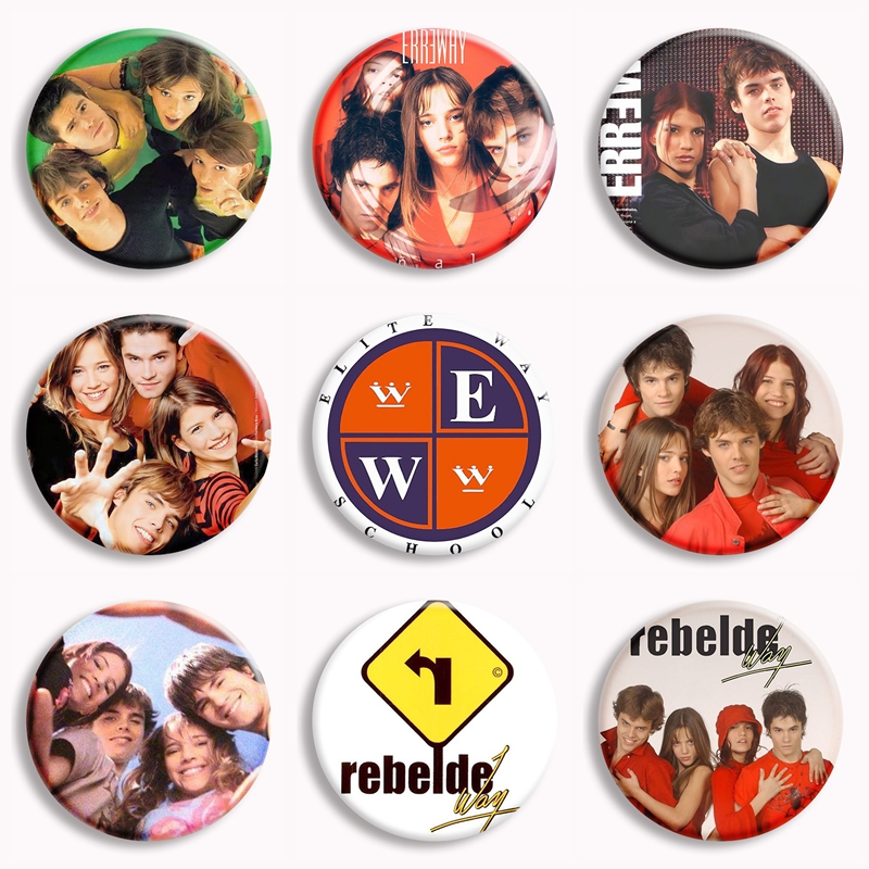 Pin Button Badge - Película Rebelde Way botón suave Pin