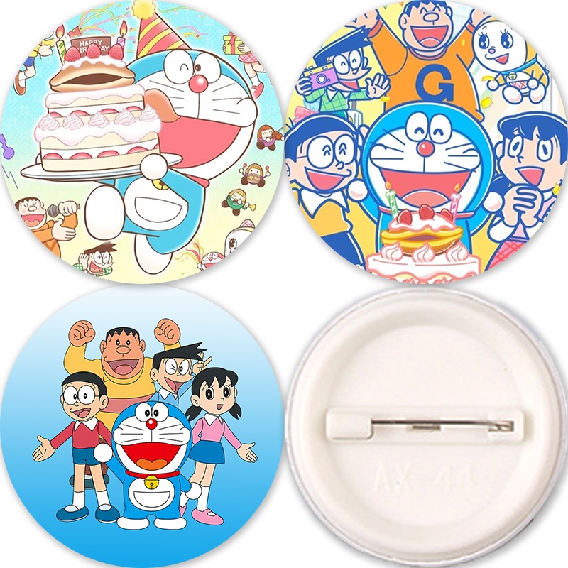 Anime Merchandise Women - Broches de Anime de Doraemon para