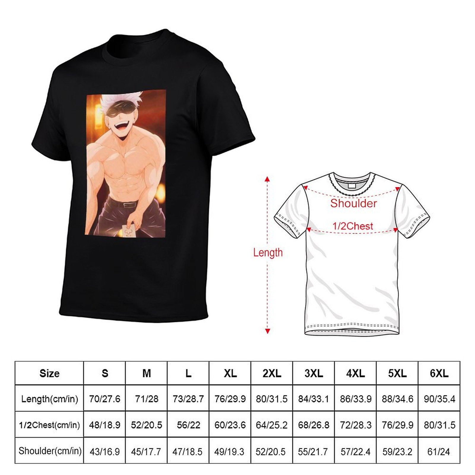 Camiseta Gojo Satoru Merchandi - Anime Merchandise China reseña y precio