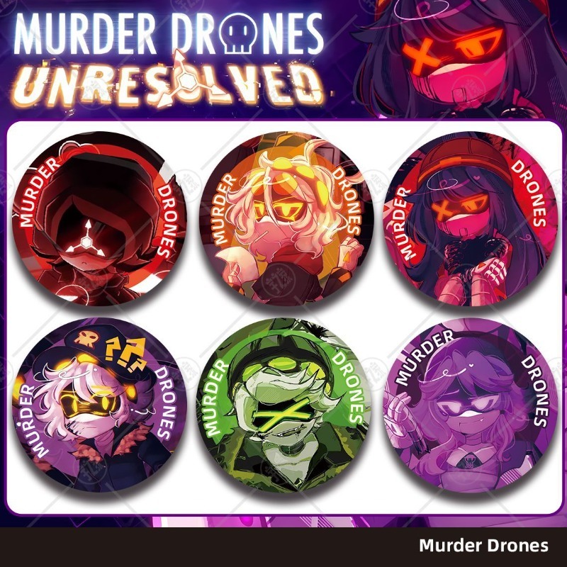 Murder Drones - Pin Decorativo - Pin Button Badge reseña y precio