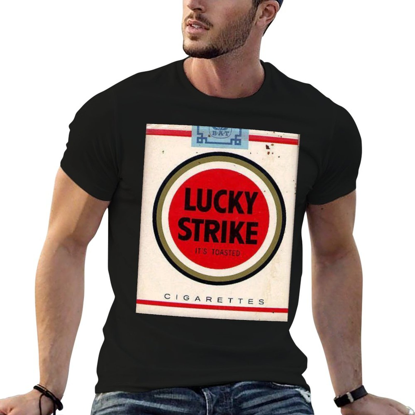 Camiseta Lucky Strike Merchand - Anime Merchandise China reseña y precio